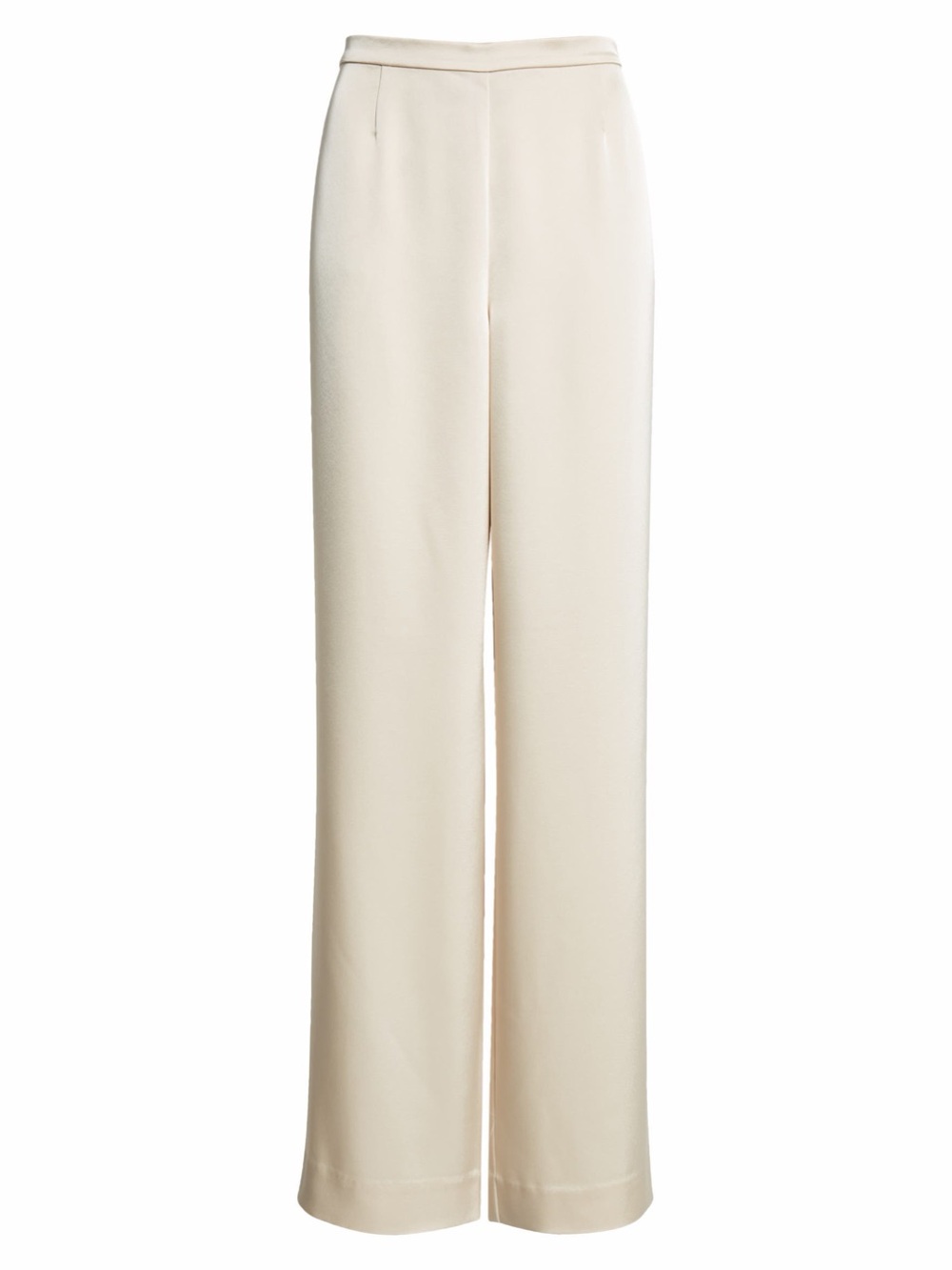 St. John Collection Kate Liquid Satin Pants Champagne (2)